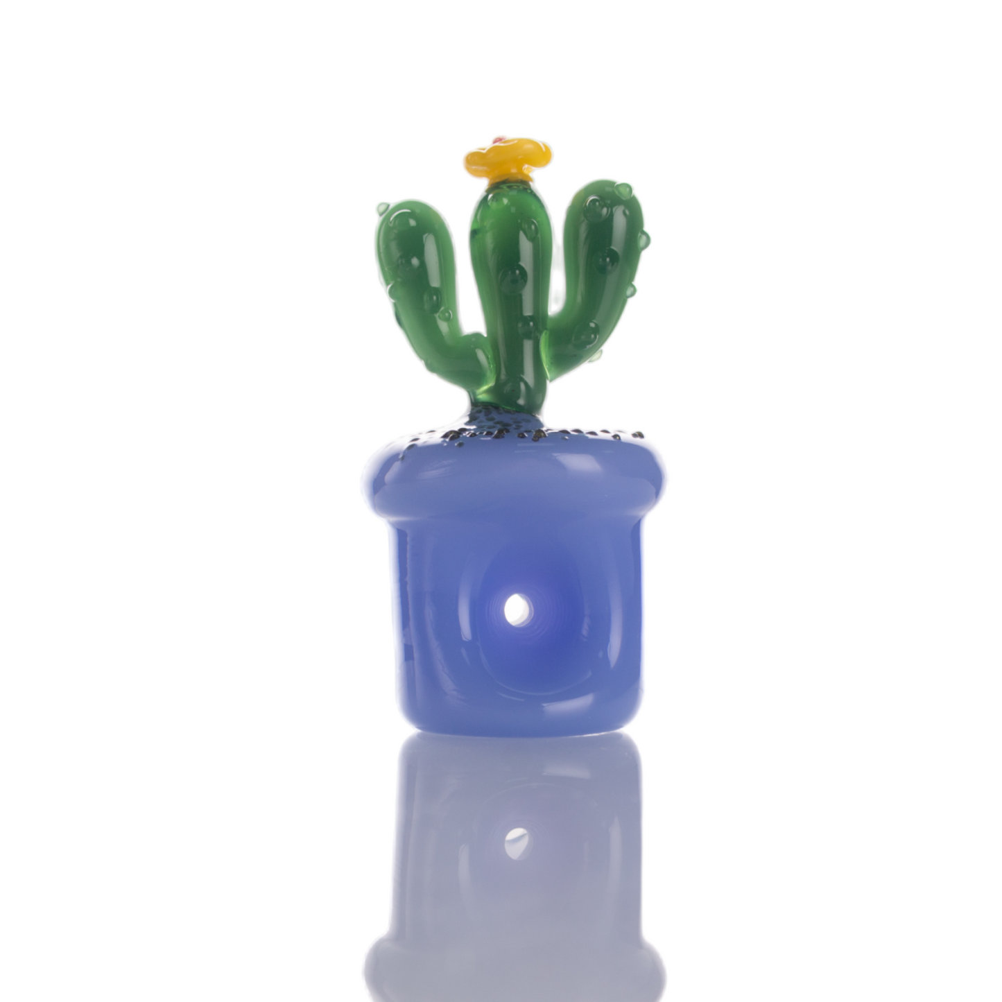 Mini Mushroom and Cactus Glass Pipe